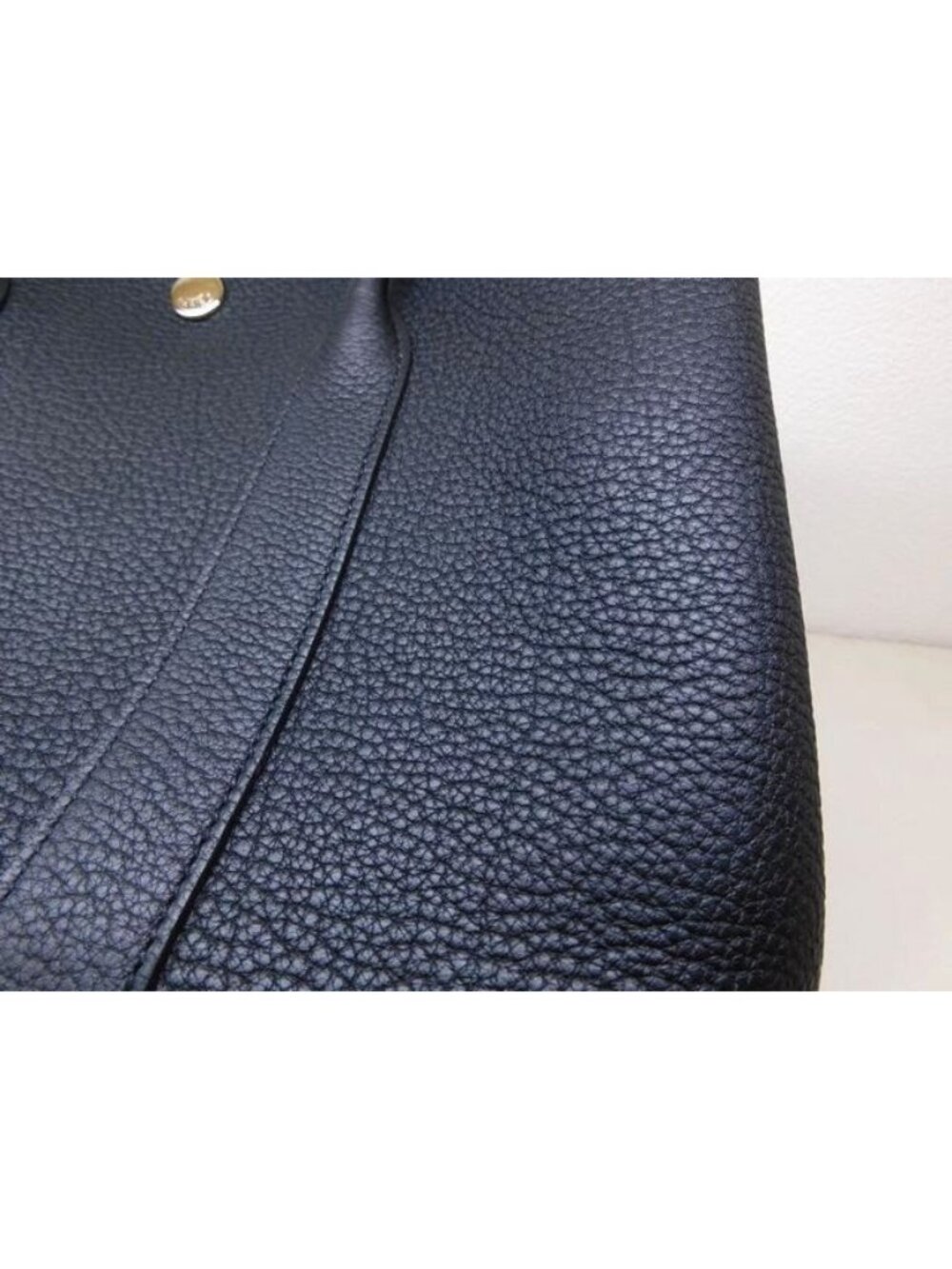 Hermes Pleaty Tote Bag Garden Party TPM Negonda Leather Silver Black Noir - Picture 6 of 7